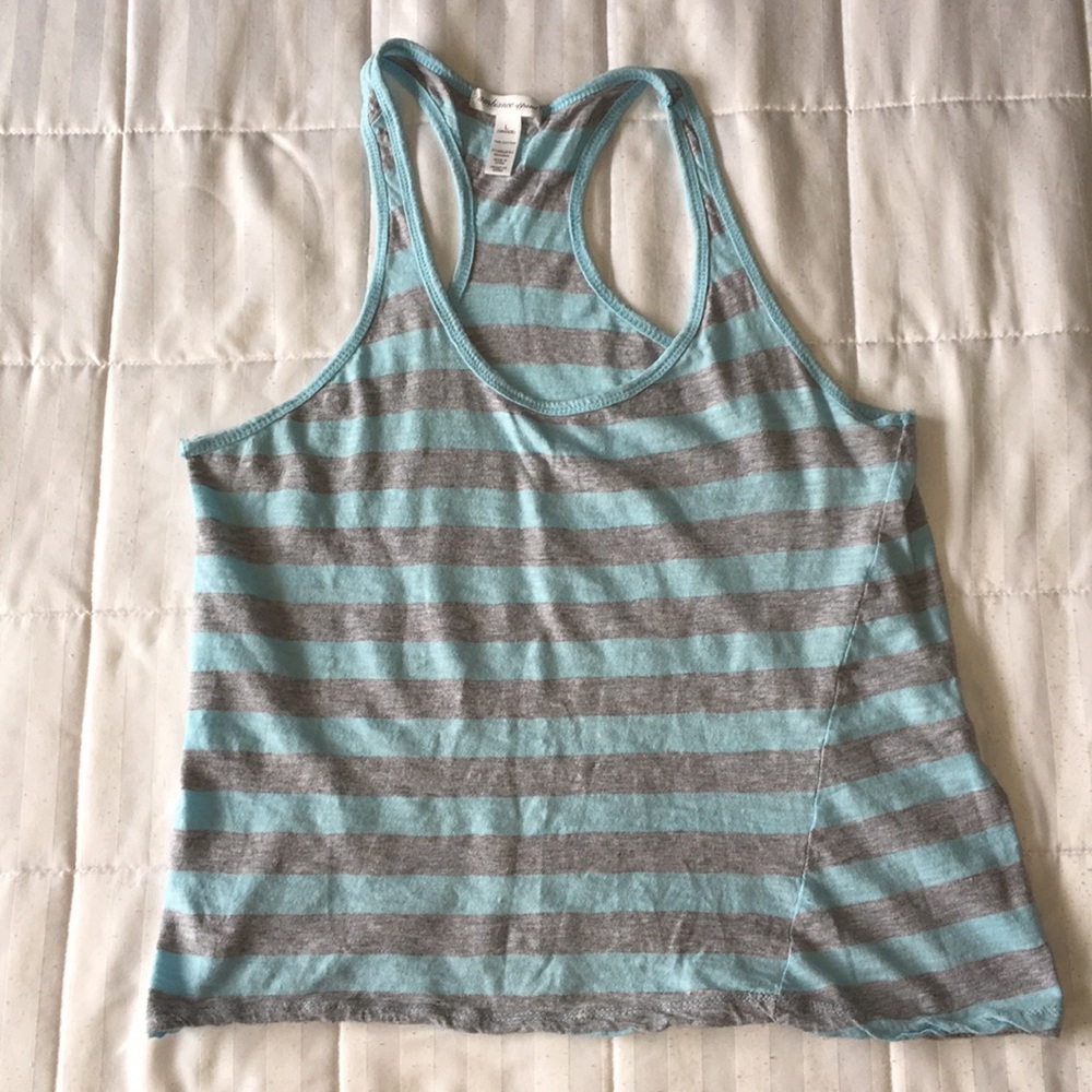 Striped, razerback tank top
